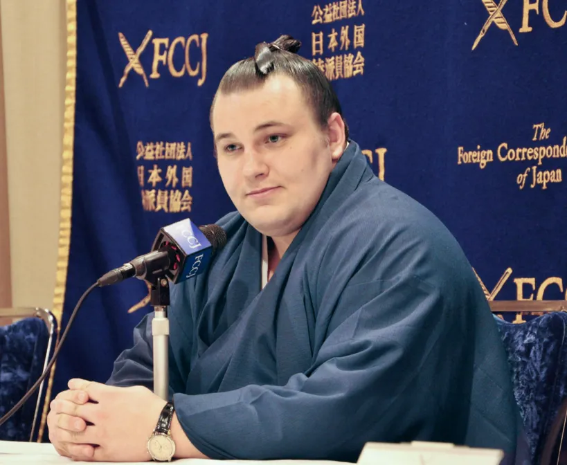 Aonishiki Arata FCCJ press conference real name Danylo Yavhusishyn